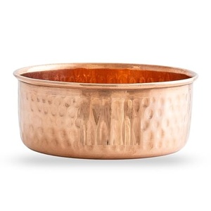 Tazón de Cobre Puro con Diseño Martillado Katori, Auténtico, 180 ml, Vajilla para Servir Nueces, Ensaladas y Frutas, Versátil para Cocina y Comedor - Product Image 1