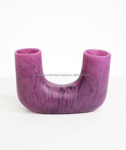 Florero de resina minimalista de lujo por Unique Craft India Modern Office Desktop & Home Tabletop Decoration - Product Image 6