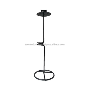 Soporte de Vela de Metal de Alambre de Hierro Rojo, Diseño Creativo, Hecho a Mano, Tipo de Mesa Roja, Decoración PARA EL Hogar, Bodas - Product Image 4