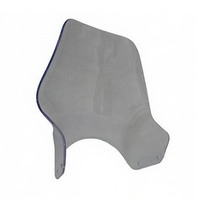 Pare-brise universel transparent pour moto, compatible avec Royal Enfield Classic 350, Meteor 350, Himalayan 411