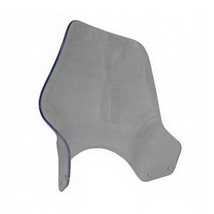 Parabrisas universal transparente para motocicleta, compatible con Royal Enfield Classic 350, Meteor 350, Himalayan 411 - Product Image 2