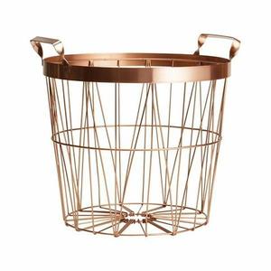 Hot Sale Metal <b>Wire</b> <b>Basket</b> Rectangle Gold Finishing for Home and Kitchen <b>Storage</b> <b>Basket</b> for Grocery & Food - Product Image 6