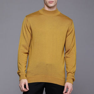 T-shirt Homme Oversize à Col Montant 100% Coton Léger Respirant Écologique pour la Saison Automne-Hiver - Product Image 1