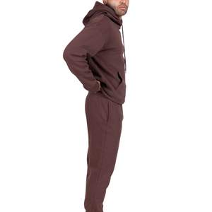 High Quality Custom Logo 3D Embroidery Hooded Acid Wash 100% Cotton Fleece Men's Tracksuits Heat Transfer Printing OEM ODM - Product Image 3