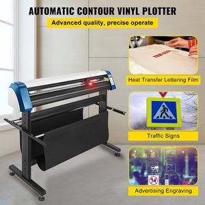 Traceur de découpe de vinyle automatique de 53 pouces avec moteur servo, vitesse réglable, pour la découpe de signalétique, sur pied, avec logiciel Signmaster - Product Image 2