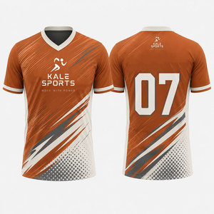 เสื้อฟุตบอลสั่งทำคุณภาพสูงสำหรับผู้ใหญ่ ผลิตจากโพลีเอสเตอร์ 100% พิมพ์ลายแบบซับลิเมชั่น ระบายอากาศได้ดี แห้งเร็ว เป็นมิตรกับสิ่งแวดล้อม และกันลม - Product Image 5
