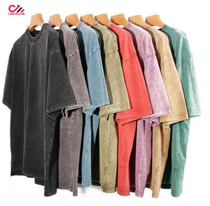 เสื้อยืดผู้ชายทรงโอเวอร์ไซส์สีเทา CARE MASTER ลายพิมพ์รูปภาพสีขาว คอกลม แขนสั้น สไตล์สตรีท ผ้าคอตตอนเจอร์ซีย์ ทรงพอดีตัว - Product Image 1