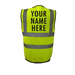 Gilet de sécurité haute visibilité personnalisé avec logo, multi-poches, réfléchissant, pour le travail, la construction, la sécurité, avec poche pour carte d'identité - Product Image 1