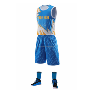 Tout nouveau maillot de basket-ball à séchage rapide ensemble enfants hommes survêtements collège personnalisables chemises de basket-ball respirantes Shorts uniforme - Product Image 5