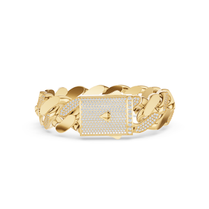 Aurum Diam Gold <b>Silver</b> Open <b>Cuff</b> <b>Bracelet</b> Name Pendant Micro Pave Moissanite Charm EGI Certified Crown Shape Unisex Party Gift - Product Image 5