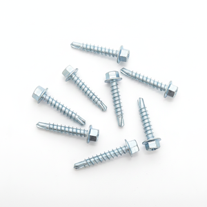 Tornillos Autoperforantes con Cabeza Hexagonal, Acero al Carbono Galvanizado y Recubierto de Zinc, Clase 4.8 y 6.8, Rosca Gruesa en Pulgadas PDC - Product Image 1