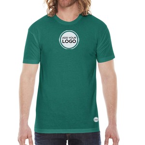 T-shirts personnalisés à manches courtes en coton biologique super doux avec logo d'entreprise - Product Image 1