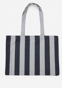 Sac fourre-tout en toile rayée pour femme, sac à main personnalisé, pliable, pour la plage, les voyages, l'usage quotidien - Product Image 1
