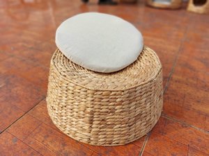 Maison pour chat en jacinthe d'eau tressée, maison pour animaux de compagnie écologique de style rétro / Mme Lima - Product Image 4