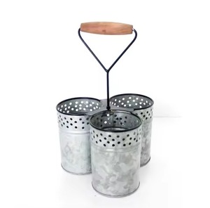 Luxury Golden Wire Double Modern Stainless Steel Eco-Friendly Multifunction Cutlery Holder Tableware Organizer Elegant <b>Kitchen</b> - Product Image 6