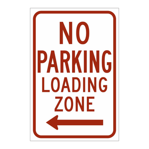 Señal de Prohibido Estacionar Brady, 18x12 Pulgadas, Señal Metálica para Control de Vehículos en Interiores/Exteriores - Product Image 2