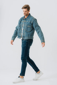<b>Men's</b> Cotton <b>Denim</b> <b>Jackets</b> <b>Men's</b> Clothing <b>Jackets</b> & Coats Plus Size Custom High Quality <b>Denim</b> <b>Jacket</b> for <b>Men</b> OEM Serviced - Product Image 3