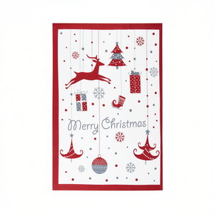 Excelsa Tea <b>Towel</b> Merry <b>Christmas</b> Cotton 50x70 Cm Multicolor - Product Image 3