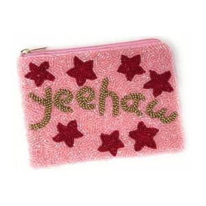 Handmade Star Theme Beaded Mini Coin <b>Purse</b> Hand Embroidery <b>Cute</b> Design Small Saving Pouch for Best Friend Gift & Party Favor - Product Image 6