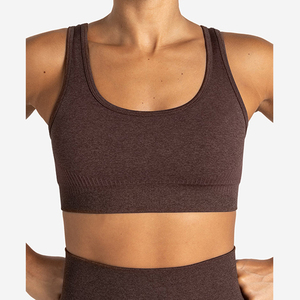 Soutiens-gorge de sport légers et respirants en dentelle sans armatures pour femmes, coupe ajustée, pour l'été, entraînement et gym, haute qualité - Product Image 5