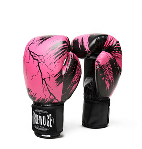 Guantes de Boxeo de Cuero de Primera Calidad, Cómodos y Transpirables, con Cierre de Velcro, para Entrenamiento de Adultos Unisex - Product Image 3