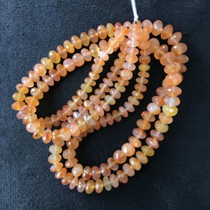 100% Natural IGI Certified Carnelian Loose Faceted Rondelle Beads 6mm-9.5mm AA Grade Orange <b>Fire</b> Vivaaz <b>Gems</b> Jaipur Jewelry for - Product Image 6