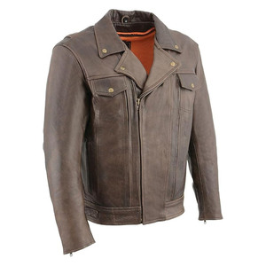 เสื้อแจ็คเก็ตมอเตอร์ไซค์ SAMROZ SPORTS รุ่นพรีเมียม ผลิตจากหนังควายแท้ แขนยาว ป้องกันการกระแทก ระบายอากาศได้ดี แห้งเร็ว เหมาะสำหรับมอเตอร์ครอส - Product Image 1