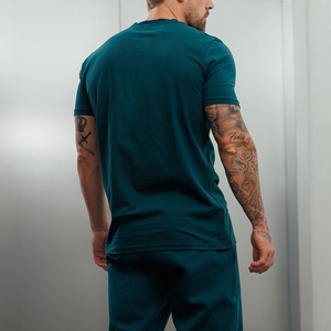 T-shirt Homme Oversize en Coton 100% de Bonne Qualité, Impression de Logo Personnalisé, Vente en Gros OEM, T-shirt Uni Baggy - Product Image 2