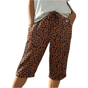 Shorts Capri Décontractés pour Femmes en Tissu Extensible Confortable avec Cordon de Serrage à la Taille – Idéal pour la Marche, les Voyages et les Activités de Plein Air – Fabricant de Vêtements - Product Image 6