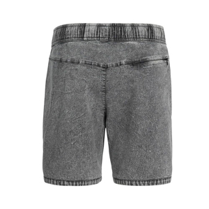 Shorts de jogging pour hommes effet délavé, en coton French Terry, ourlet brut, style vintage, streetwear, vente chaude, OEM ODM, 100% coton - Product Image 2