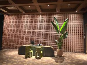 Decoración de Pared de Cerámica de Arcilla Personalizable Estilo Tradicional Vietnamita, Rejilla de 4 Hojas Hueca Sinterizada para Cafeterías y Ladrillos Refractarios - Product Image 3