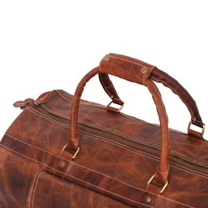 Duffle completo de cuero genuino para la noche, fin de semana para hombres, regalo de aniversario de vacaciones para marido, bolsa de gimnasio de viaje, 2017 - Product Image 6