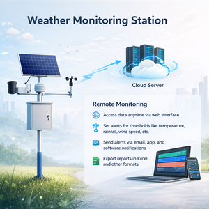 Station de surveillance météo automatisée et continue Plateforme professionnelle de surveillance et d'alerte météo |   OEM disponible - Product Image 1