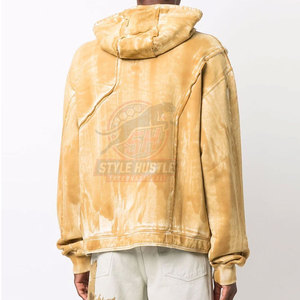 Nuevo Diseño, Sudaderas con Efecto Ácido para Hombre, Más Vendidas, MOQ Bajo, Sudaderas Básicas con Efecto Ácido para Hombre al por Mayor - Product Image 4