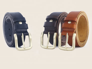 เข็มขัดหนังวัวแท้สำหรับผู้ชาย JECCON สไตล์ลำลอง หัวเข็มขัดโลหะผสม พิมพ์ลาย ทนทาน กว้าง 38 มม. ลายเรียบ รุ่นตรวจจับด้วยเข็ม - Product Image 6