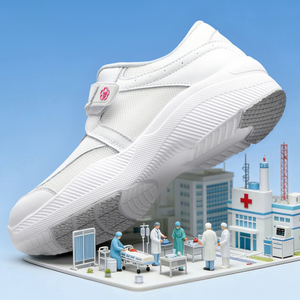 <span class=keywords><strong>Scarpe</strong></span> da Infermiere Serie Atletica - Zoccoli <span class=keywords><strong>Medici</strong></span> Antiscivolo e Traspiranti <span class=keywords><strong>per</strong></span> Dottori e Infermieri, Sneakers Flessibili - Product Image 1