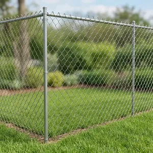 Malla de Alambre para Cercas con Postes de Acero Galvanizado para Seguridad Perimetral en Exteriores, Uso Residencial, Comercial e Industrial - Product Image 4
