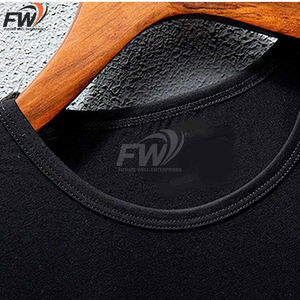 Camiseta Personalizada para Hombre con Pedrería en Toda la Superficie, Venta al por Mayor, Cuello Redondo, Manga Corta, Color Negro, Decoración con Fijación Térmica, Marca Privada - Product Image 3