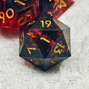 Jeu de dés en résine universel pour jeux de société, dés polyédriques en résine multi-usages pour jeux de rôle sur table, vente en gros de dés de jeu de haute qualité - Product Image 3