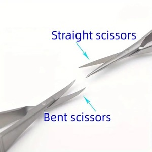 Professional Stainless Steel Curved <b>Nail</b> Scissors Sharp Blade Durable Manicure Tool for Adults - Product Image 2