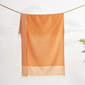 Serviettes de plage Hamam Pestemal turques d'été en gros-100X180CM 100% coton Serviette Peshtemal 40x70in vert - Product Image 6