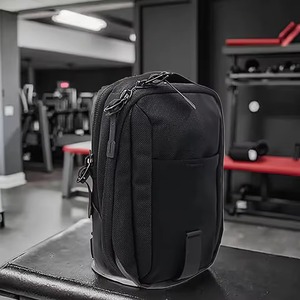 Adjustable Strap Casual Lightweight Sports Sling Chest Gym <b>Bag</b> Portable Polyester Lining Phone Holder Pouch for Outdoor Hiking - Product Image 4
