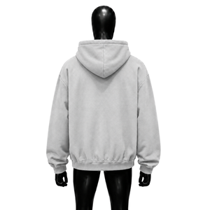 Sudadera con Capucha Oversize de Algodón Grueso Gris Claro con Estampado Gráfico de Alienígena de Dibujos Animados, Estilo Casual para Otoño, Sudadera de Forro Polar Informal - Product Image 2