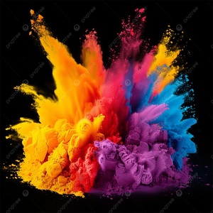 Holi Festival Decoration Powder Herbal Gulal Coloured Cornstarch for Color Run Party Decorations - Product Image 5