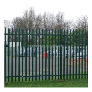 Metal American Garden Fence Galvanized Security Fence Iron Fence