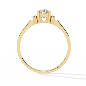 Beautiful Design Oval Cut Round Brilliant Cut Pear Cut Diamond <b>Rings</b> Engagement <b>Ring</b> 14K Solid Gold Lab Grown <b>Fine</b> Jewelry - Product Image 5