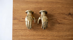 Poignée de porte artisanale en laiton antique, poignée murale bohème, quincaillerie d'entrée unique, décoration rustique pour la maison, cadeau - Product Image 4