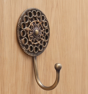 Royal Design Metal Wall <b>Hooks</b> Antique Metal Design Perfect For Home Decoration And Storage Organization Modern Wall Accent - Product Image 1