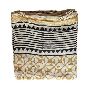 Indian Hand Block Printed Cotton Sarong Silk Border | Beach Wear Wrap | Wholesale Export | Summer Beach Pareo - Product Image 3