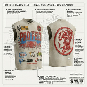 Street Wear Custom Embroidery <b>Logo</b> Sleeveless Tank Top Distressed Cotton Streetwear Biker Style Casual Summer OEM ODM Shirts - Product Image 3